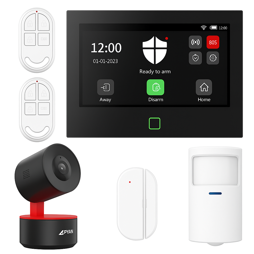 ShieldMatrix NovaGuard T7 Pro Alarm & Camera Kit